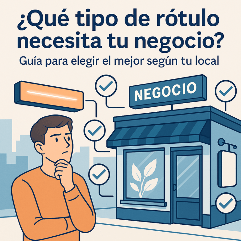 Repaso Rotulo ¿Qué tipo de rótulo necesita tu negocio? Guía para elegir el mejor ...
